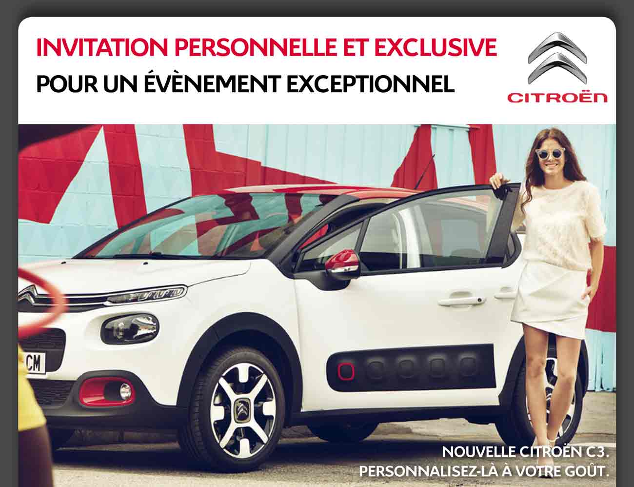 Nouvelle Citroën c3 personnalisez-là à votre goût.