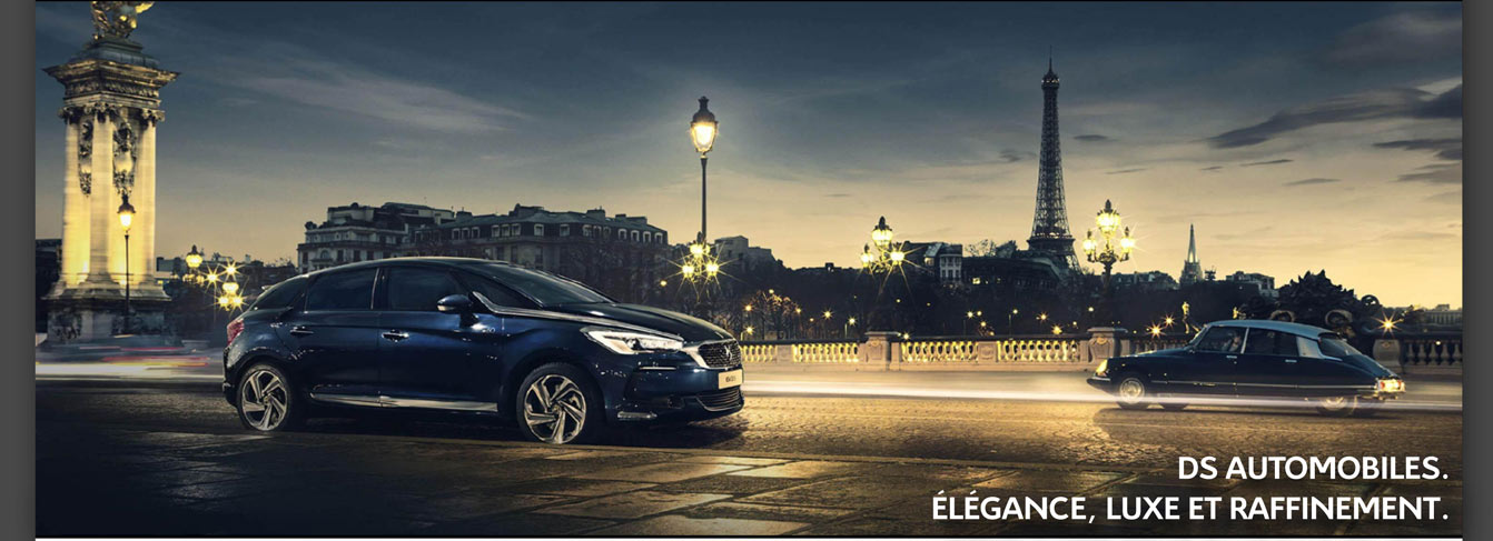 DS AUTOMOBILES. ÉLÉGANCE, LUXE ET RAFFINEMENT.