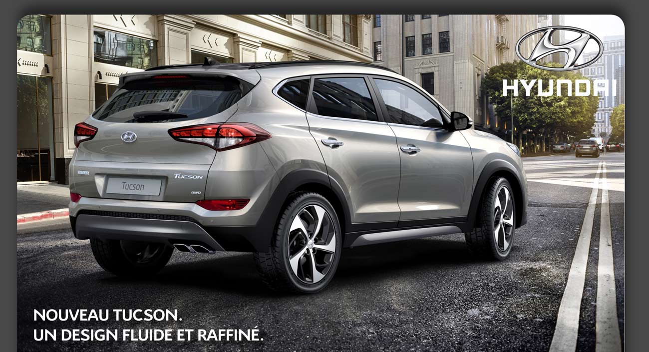 Nouveau Tucson un design fluide et raffiné