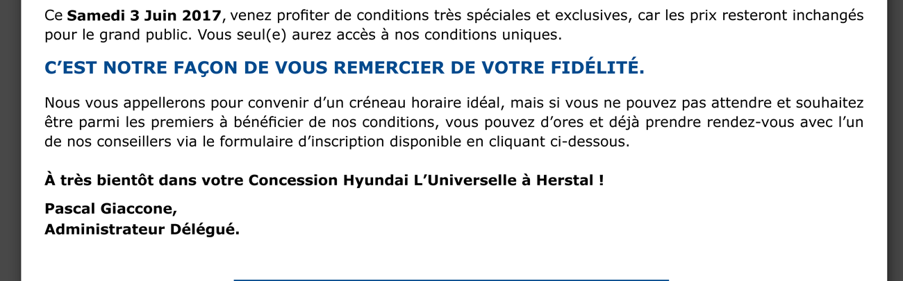 Ce Samedi 6 Mai 2017,