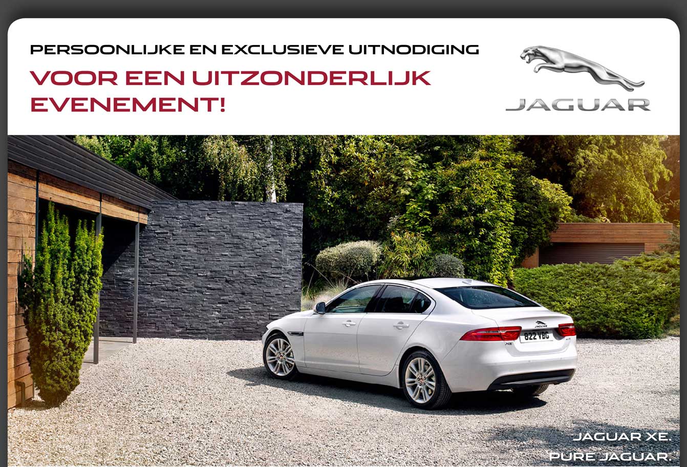 JAGUAR XE. PURE JAGUAR.