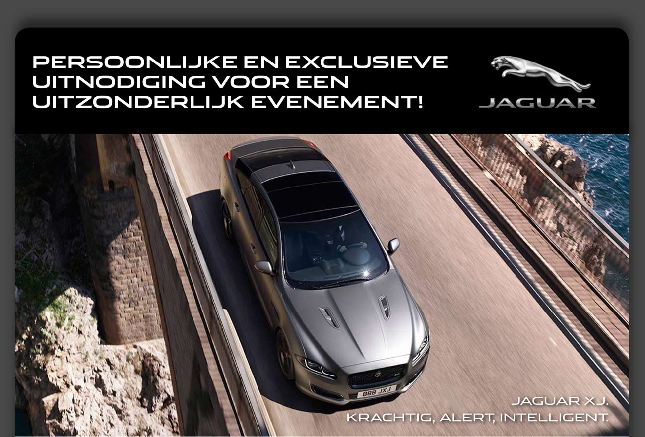JAGUAR XJ. KRACHTIG, ALERT, INTELLIGENT.