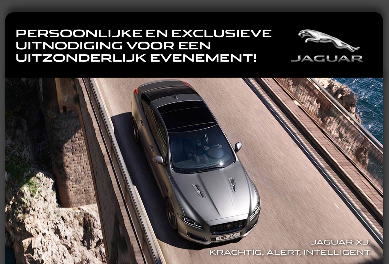 JAGUAR XJ. KRACHTIG, ALERT, INTELLIGENT.