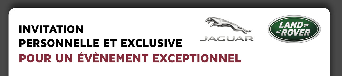 INVITATION PERSONNELLE ET EXCLUSIVE POUR UN ÉVÈNEMENT EXCEPTIONNEL