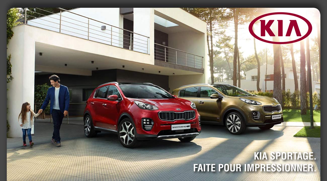 KIA. FAITE POUR IMPRESSIONNER.
