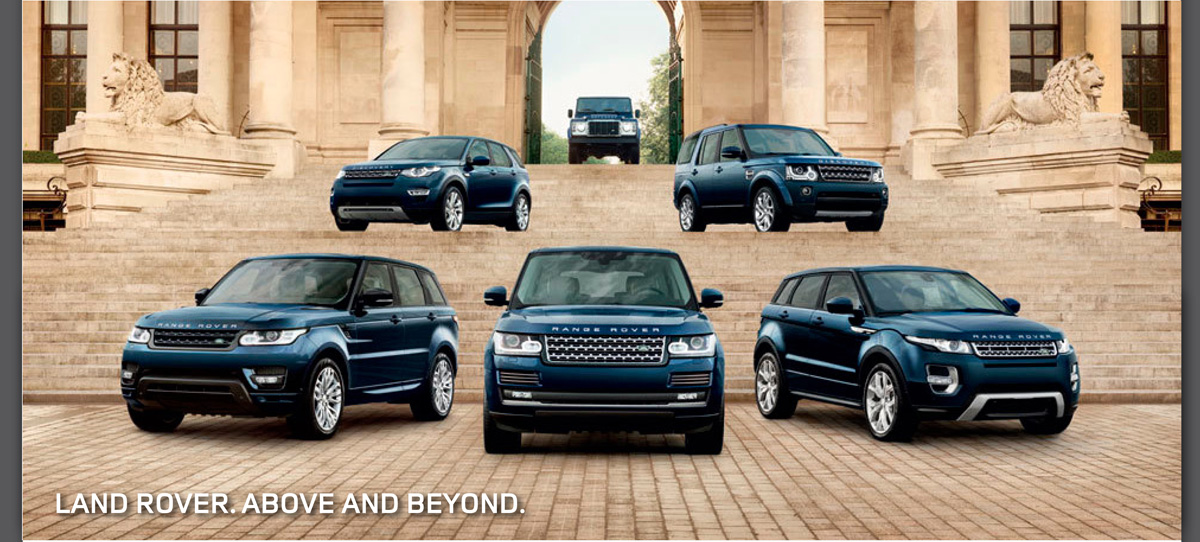 LAND ROVER. ABOVE AND BEYOND.