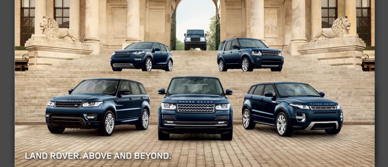 LAND ROVER. ABOVE AND BEYOND.