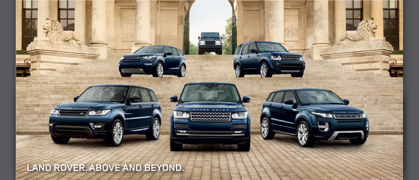 LAND ROVER. ABOVE AND BEYOND.