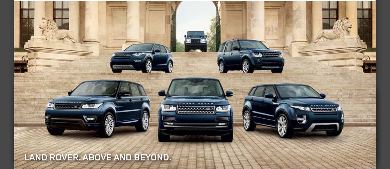 LAND ROVER. ABOVE AND BEYOND.