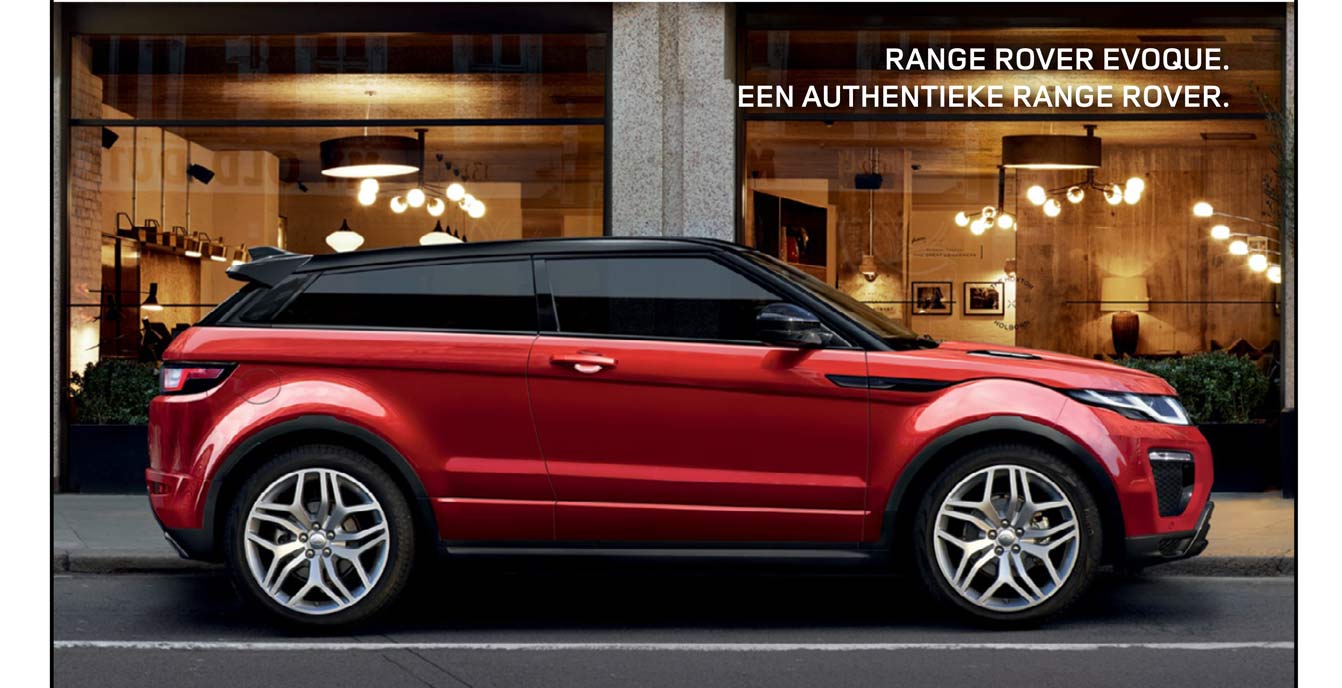 RANGE ROVER EVOQUE. EEN AUTHENTIEKE RANGE ROVER.
