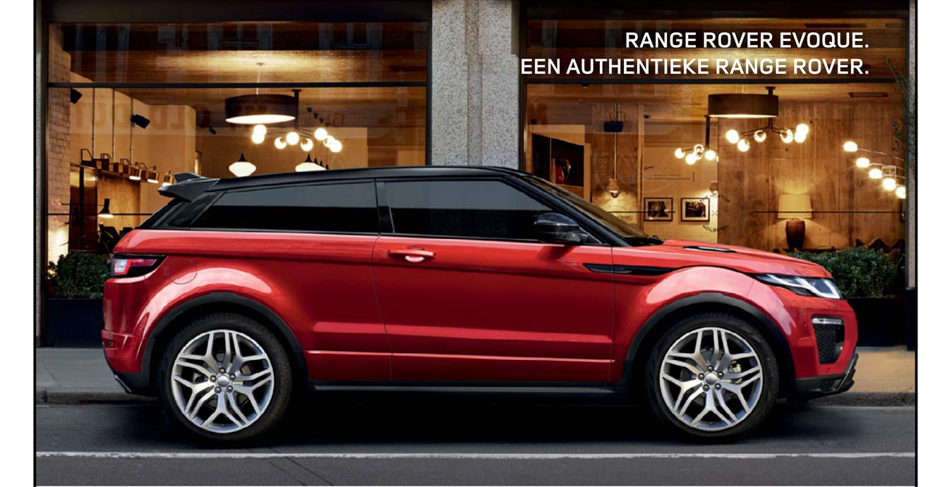 RANGE ROVER EVOQUE. EEN AUTHENTIEKE RANGE ROVER.