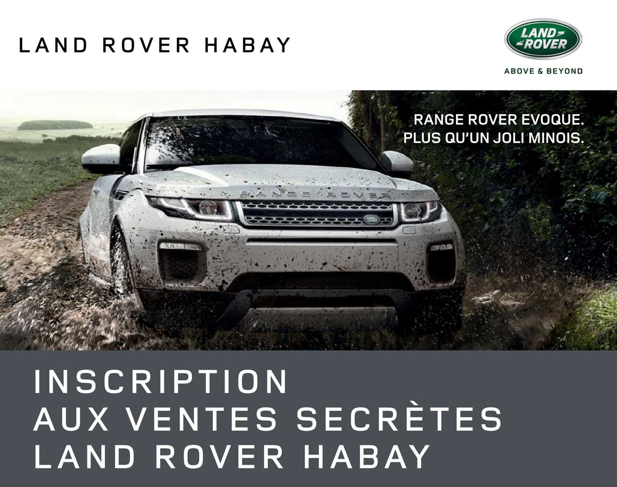 Ventes Secrètes Land Rover Habay
