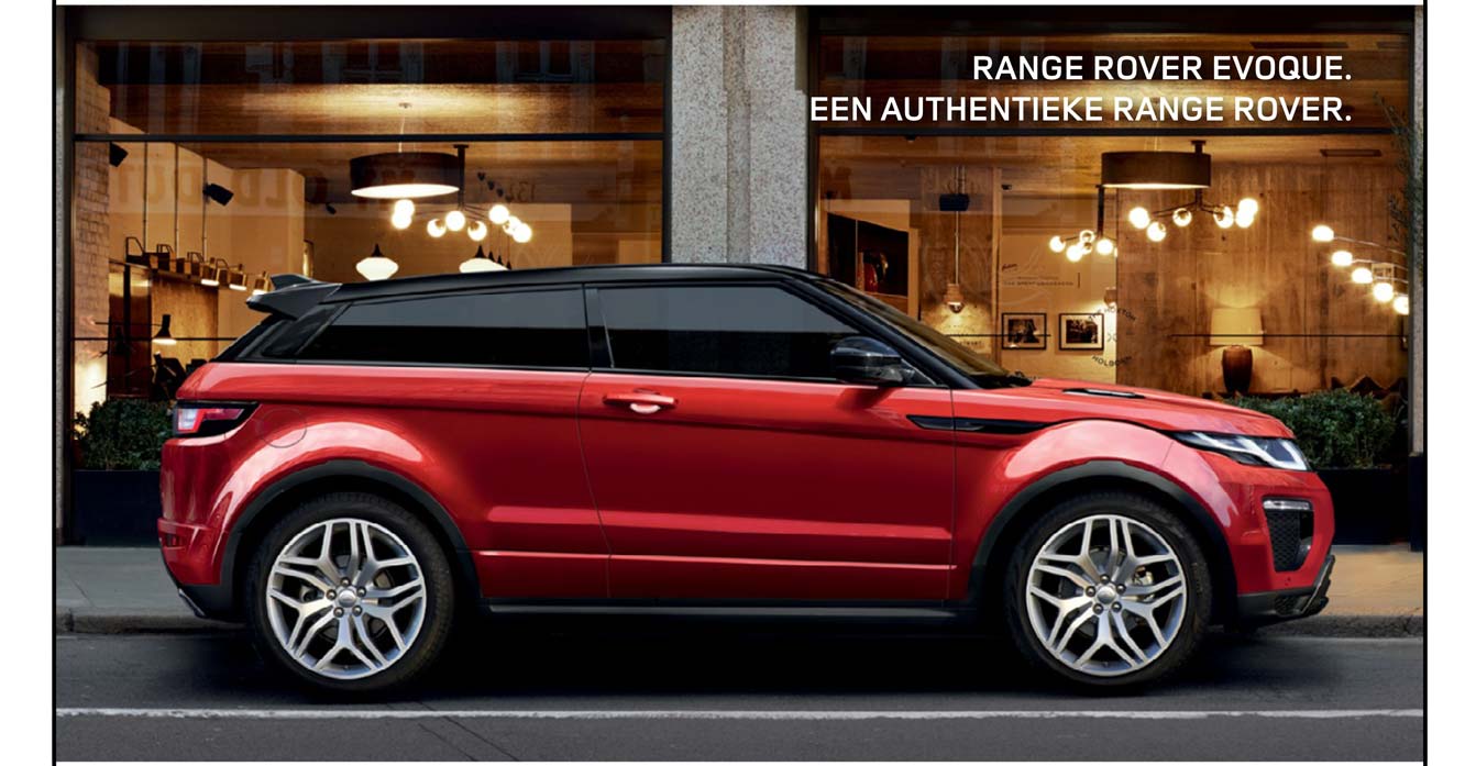 RANGE ROVER EVOQUE. EEN AUTHENTIEKE RANGE ROVER.