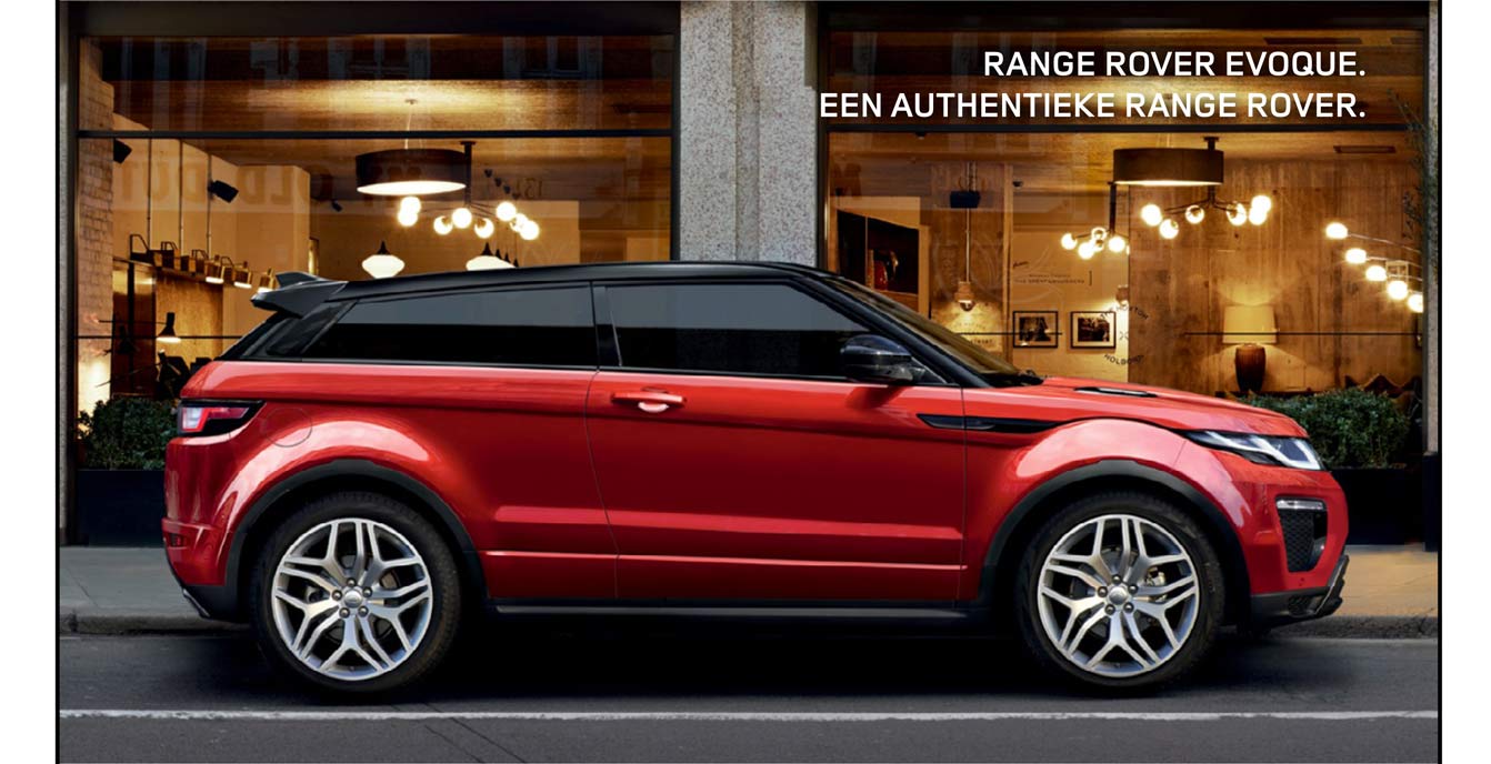 RANGE ROVER EVOQUE. EEN AUTHENTIEKE RANGE ROVER.
