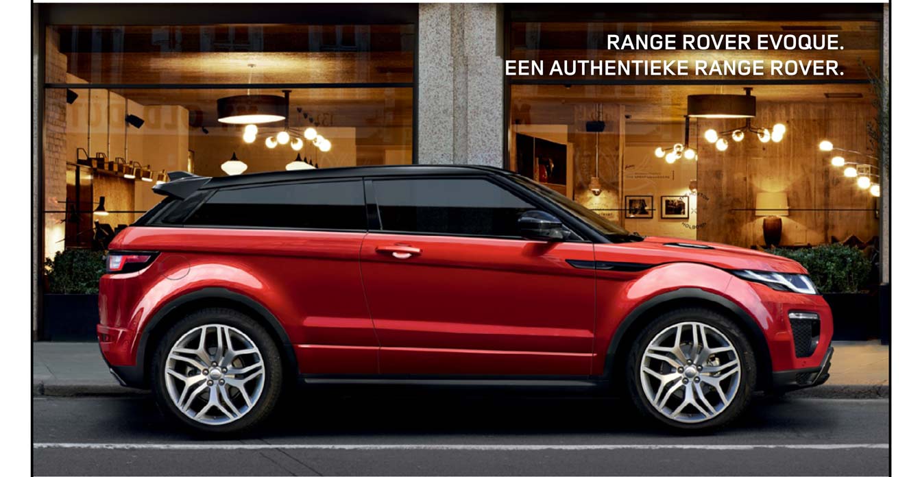 RANGE ROVER EVOQUE. EEN AUTHENTIEKE RANGE ROVER.