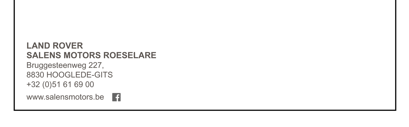 LAND ROVER SALENS MOTORS ROESELARE Bruggesteenweg 227 8830 HOOGLEDE – GITS