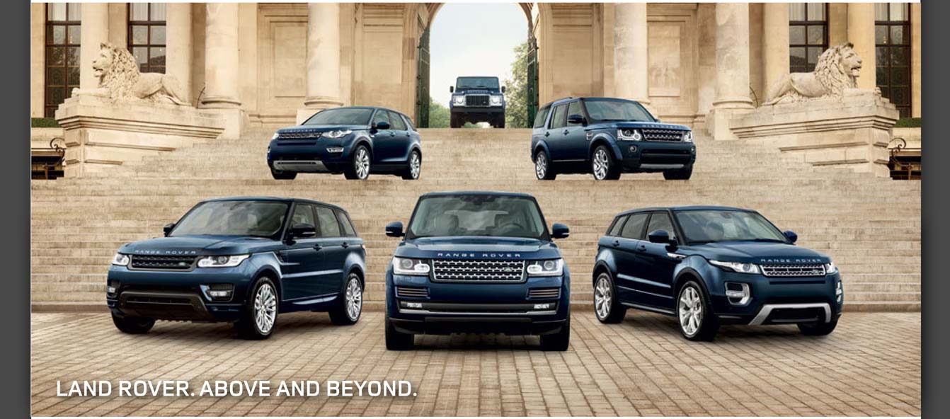 LAND ROVER. ABOVE AND BEYOND.