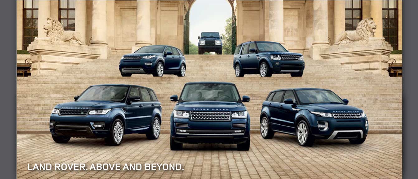 LAND ROVER. ABOVE AND BEYOND.