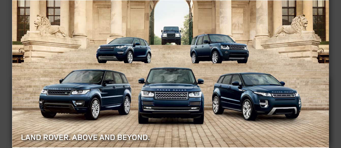 LAND ROVER. ABOVE AND BEYOND.
