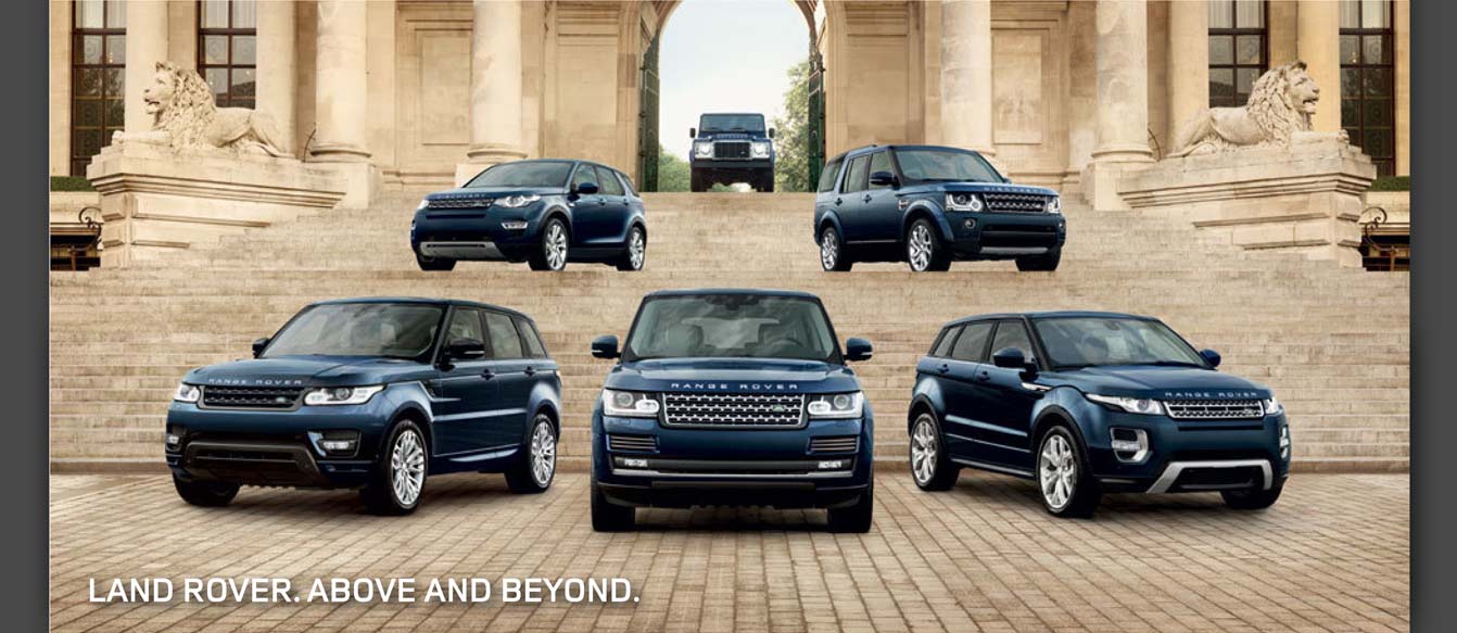 LAND ROVER. ABOVE AND BEYOND.