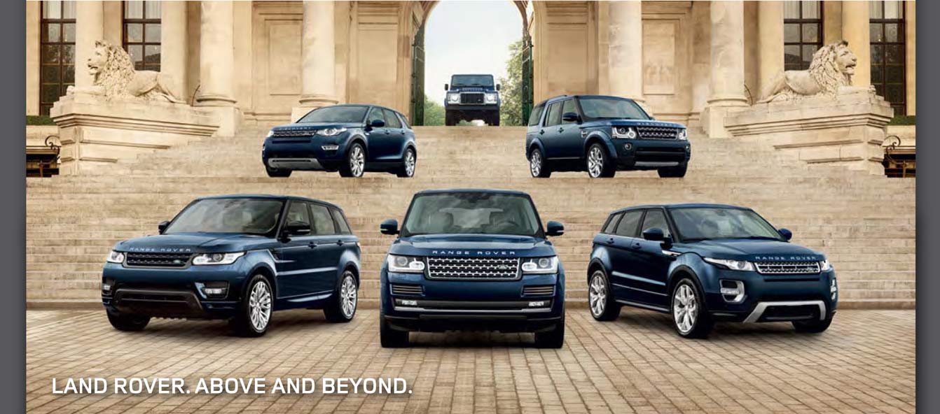 LAND ROVER. ABOVE AND BEYOND.
