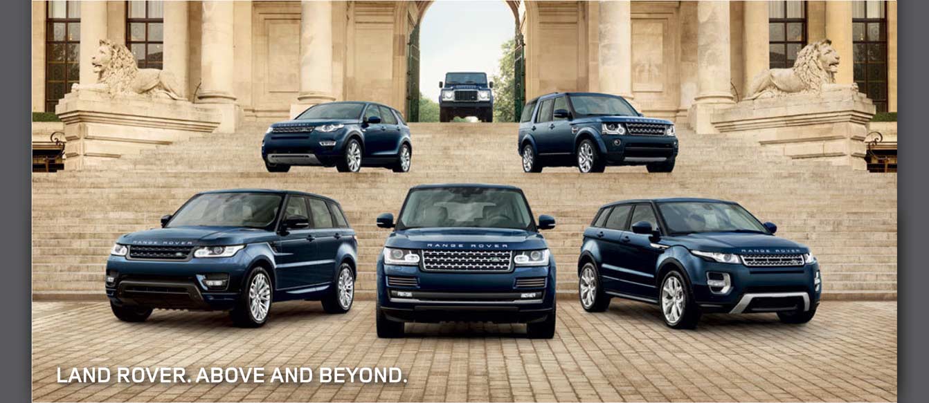 LAND ROVER. ABOVE AND BEYOND.
