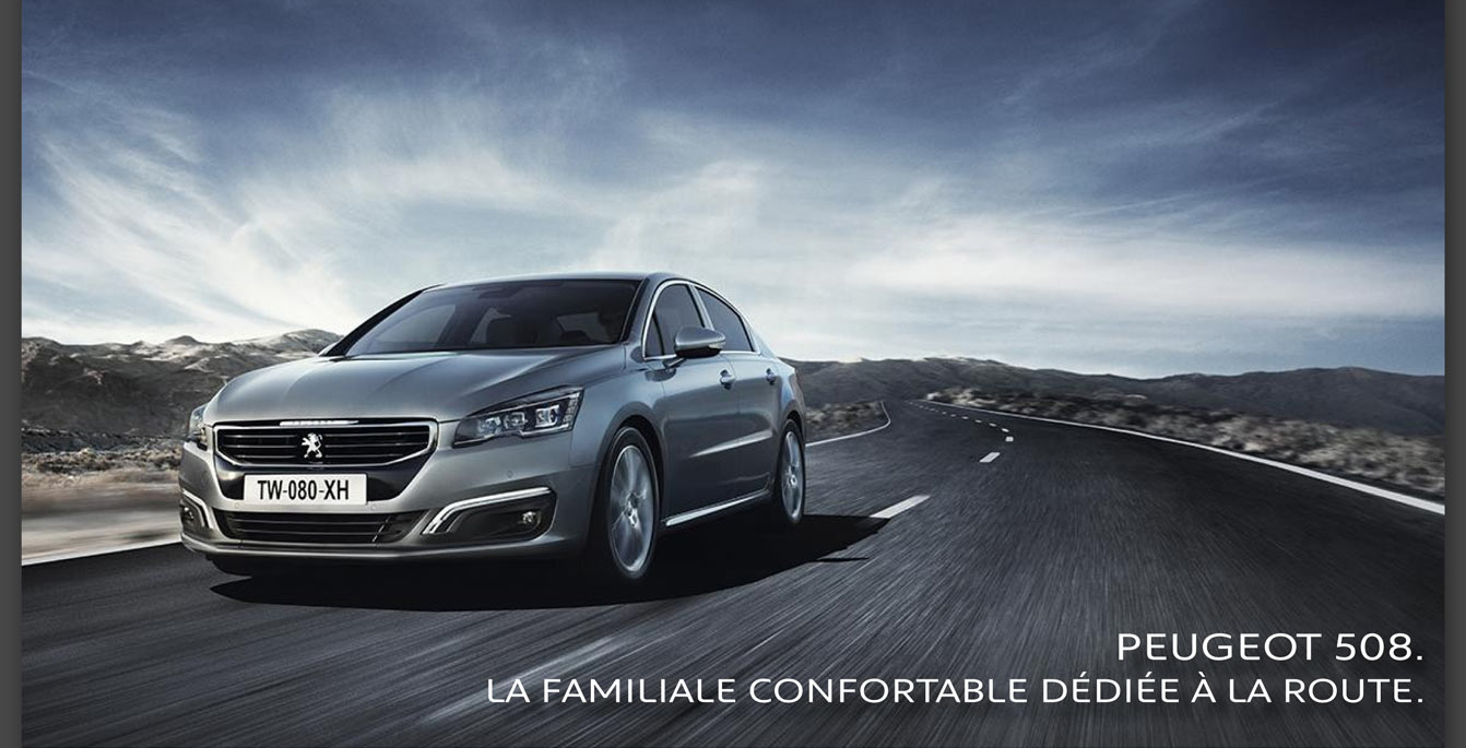 Peugeot 508, la familiale confortable dédiée à la route.