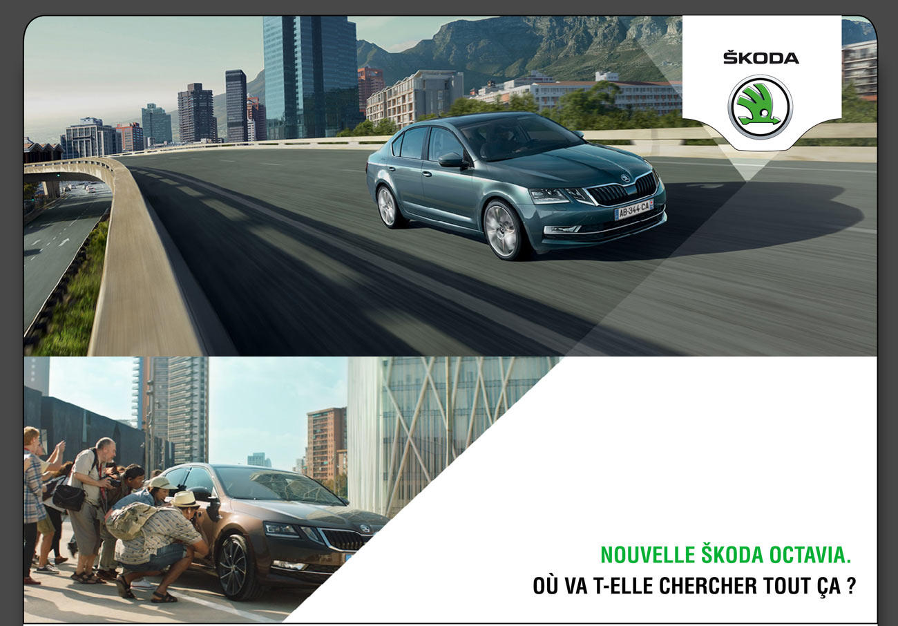 Nouvelle Skoda Octavia. Ou va t-elle chercher tout ça ?