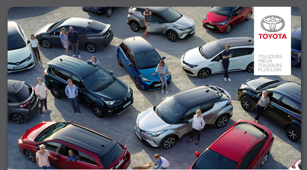 TOYOTA. TOUJOURS MIEUX, TOUJOURS PLUS LOIN.