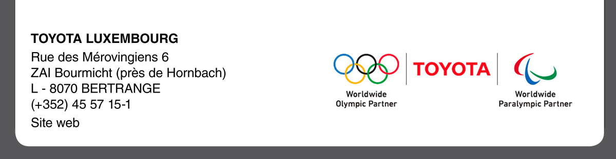 TOYOTA LUXEMBOURG (+352) 45 57 15-1